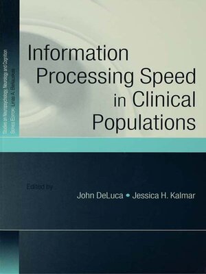 cover image of Information Processing Speed in Clinical Populations